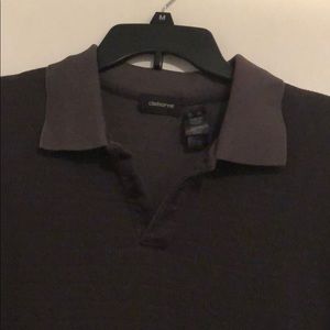 Claiborne dark grey polo shirt in XXL.